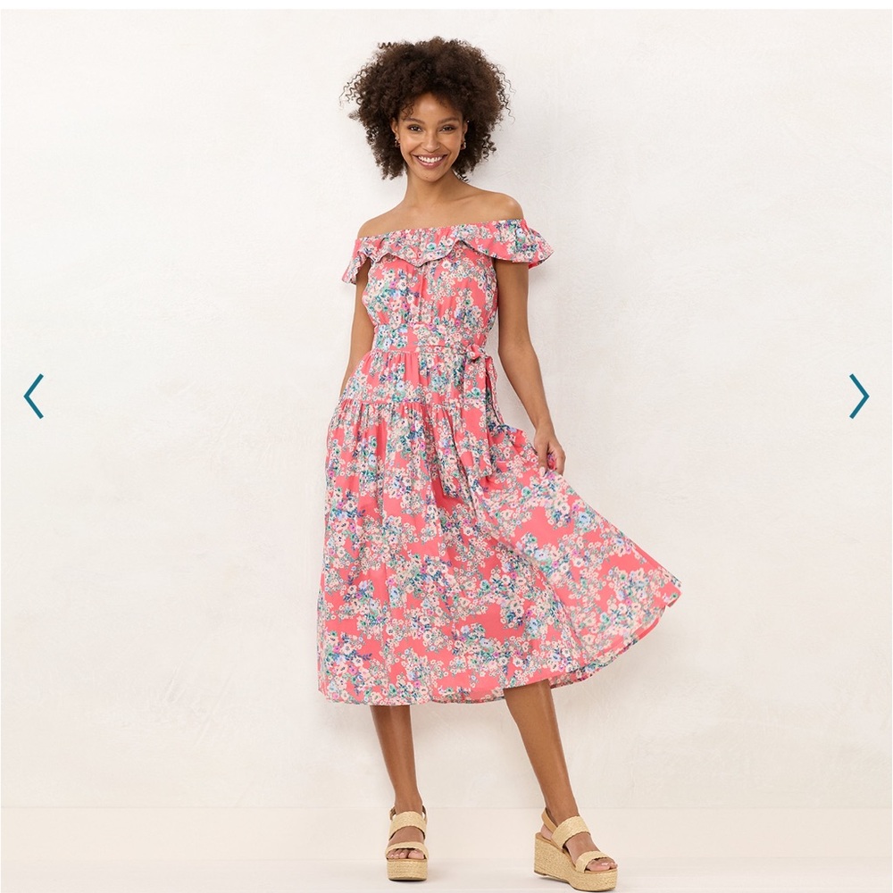 Women's LC Lauren Conrad Off-the-Shoulder Dress - NWT